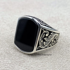 New 925 Sterling Silver Black