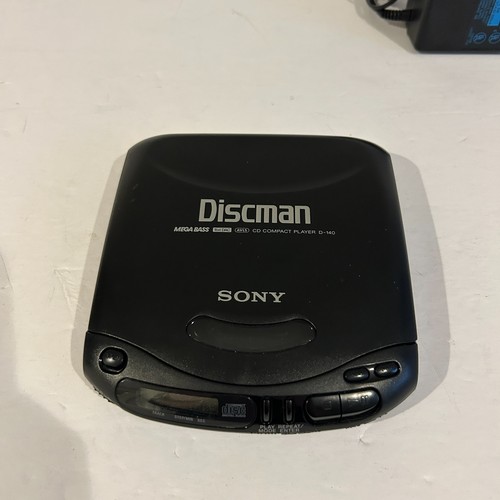 Reproductor de CD Sony Mega Bass Discman de colección - D-140 - Imagen 2 de 5