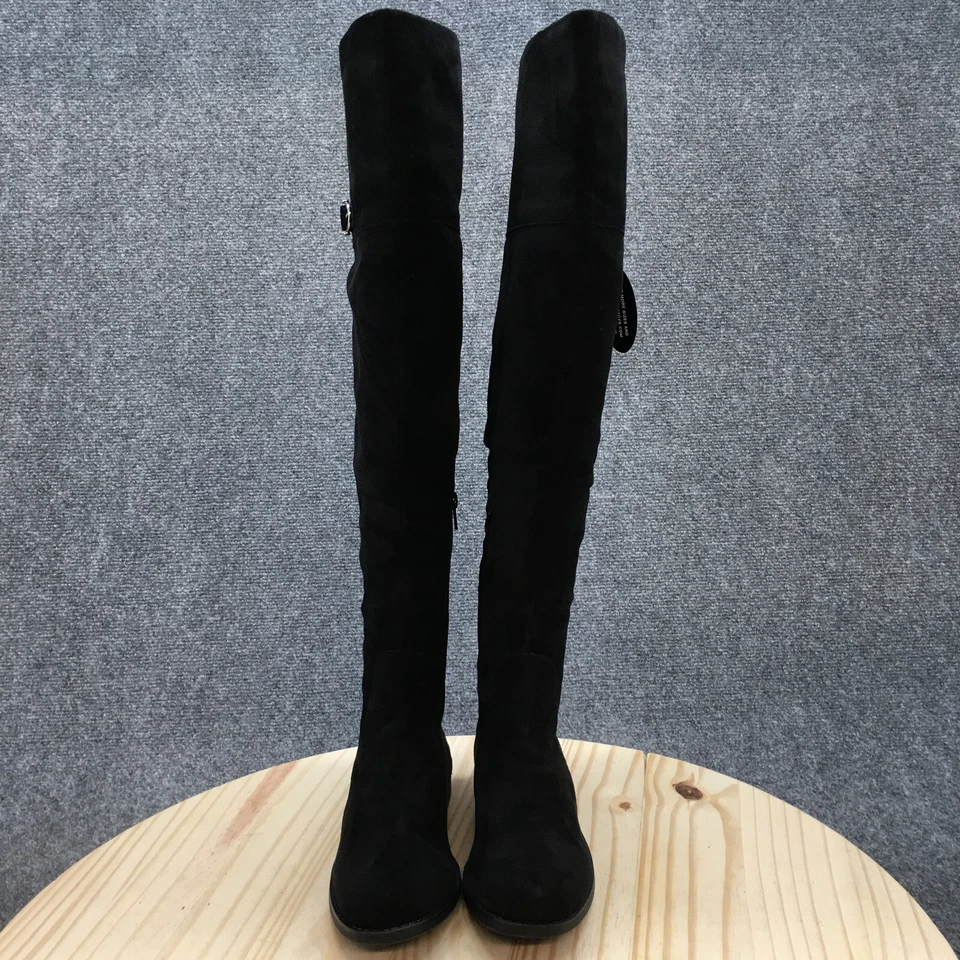 Botas American Rag para mujer 6 M Aadarra sobre la rodilla botas de montar negras NUEVAS Foto 4 de 4