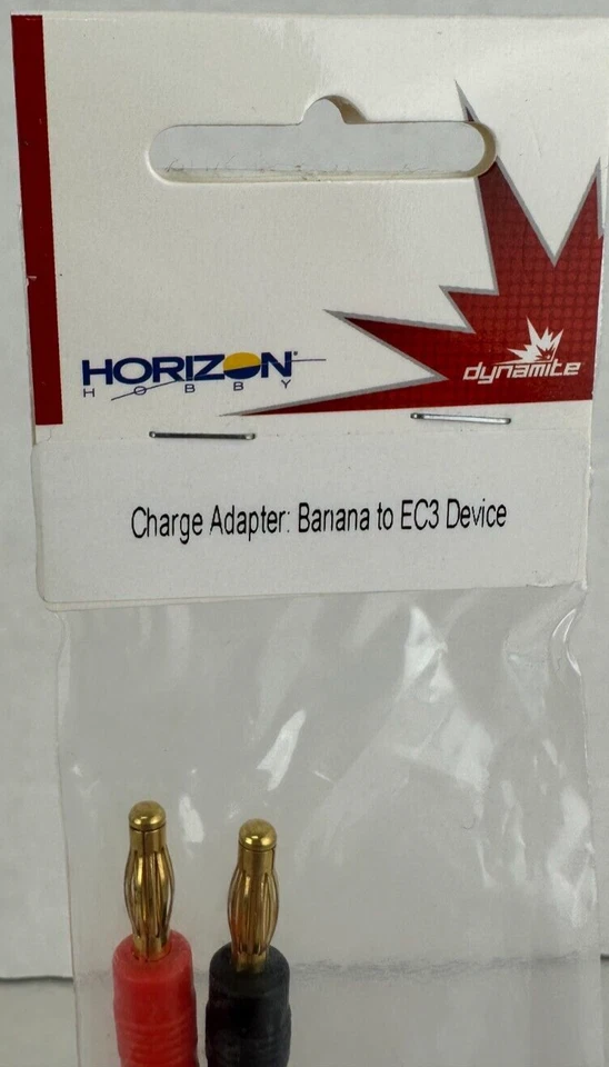 Dynamite DYNC0072 Banana to EC3 Device Charge Adapter Horizon Hobby 2013 New - Image 2 of 3
