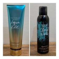 Victoria's Secret AQUA KISS Fragrance Lotion and Body Wash