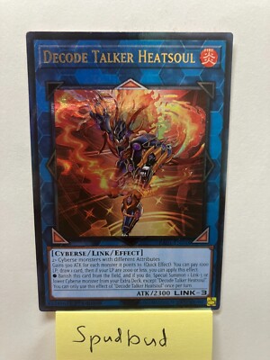 Decode Talker Heatsoul (PUR) RA01-EN048 (Near Mint 1st Edition)