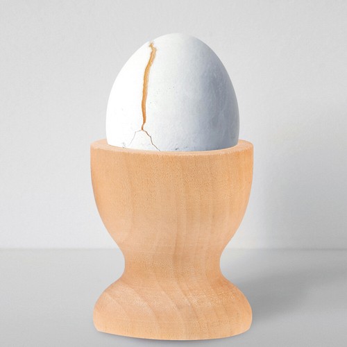 10 Pcs Wooden Egg Tray for Holding Eggs Holder Countertop Cup Easter Child - Picture 3 of 12