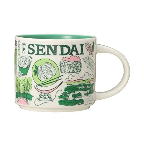 Starbucks Staba Mug 2021 Sendai Been There Series 414ml Japan