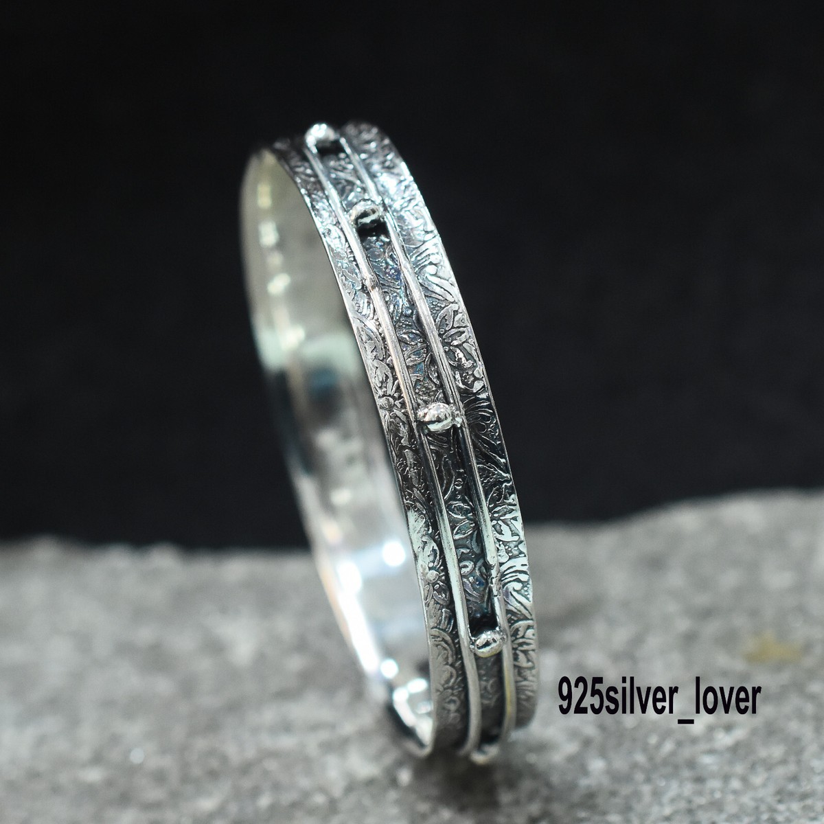 Beautiful Bangle 925 Sterling Silver Cuff Christmas Day All