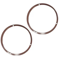 1967 1968 Mustang Headlight Door Ring Steel Pair 2 PCS Right & Left Dyancorn