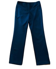 Express Womens Stretch Polyester Solid Black Straight Leg Dress Pants Size 5/6