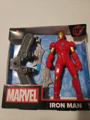 Marvel Iron Man 9'' Action Figure with ARC Booster & Swords E7360 2019 Red Gold