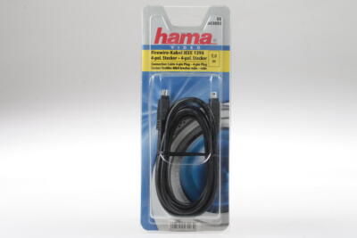 HAMA FireWire Kabel 4-pin auf 4-pin 2m