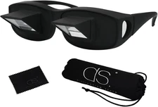 Lazy Readers Glasses Prism Glasses Lying Down Bed Horizontal Watching TV Read...