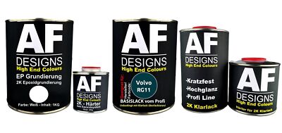 FÜR Volvo RG11 Turkish Green 3.7L Autolack SET 2K Epoxid Grundierung Klarlack
