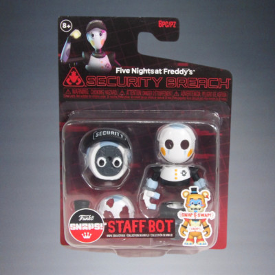 FUNKO SNAPS! FIVE NIGHTS AT FREDDYS FNAF SECURITY BREACH STAFF BOT ACTION FIGURE