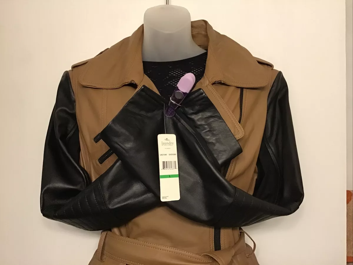 Laundry by shelli segal leather jacket sale