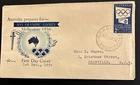 Australia FDC Royal 1954 XVI Olympic Games Melbourne