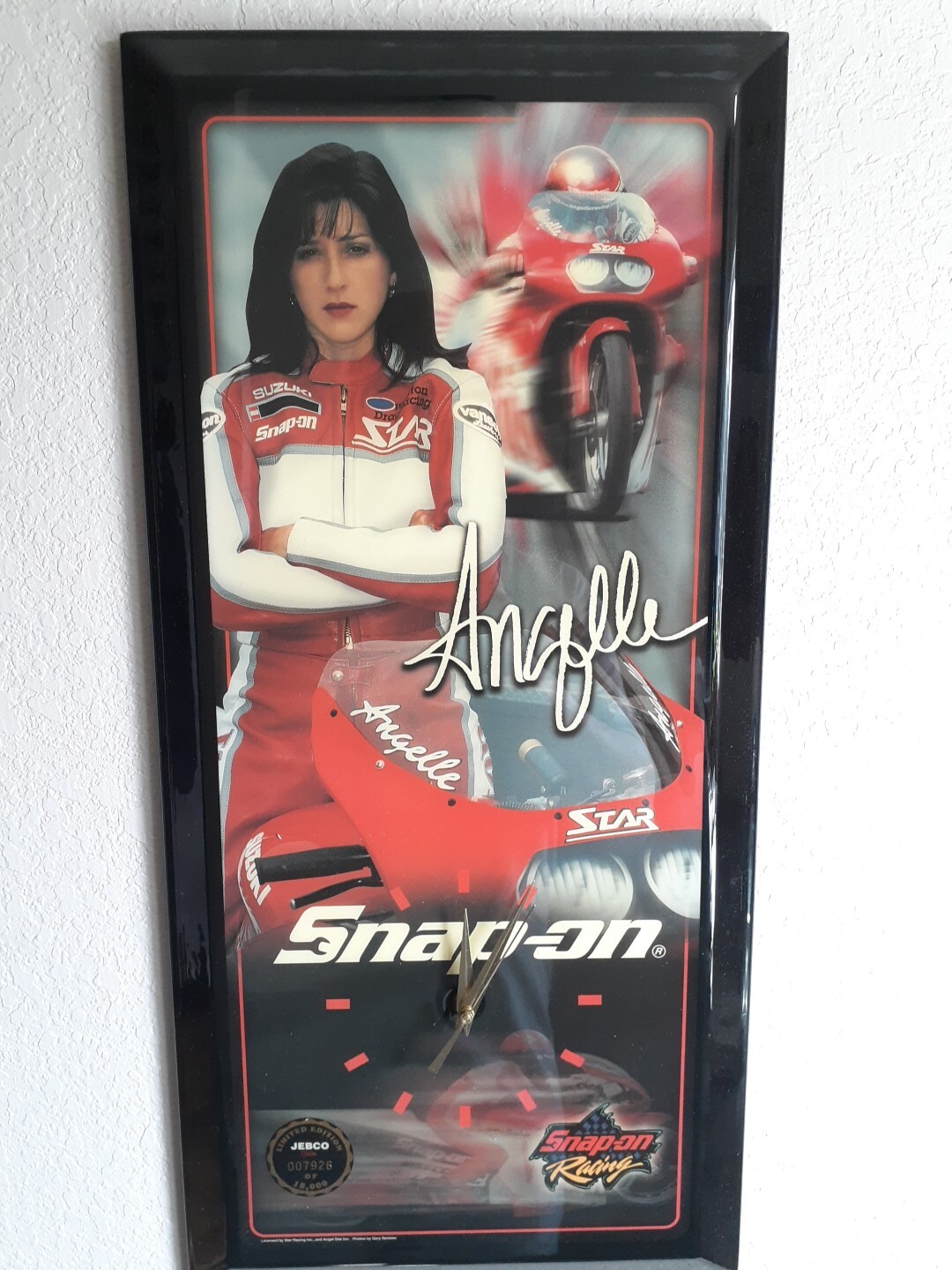 snap-on racing jebco clocks angell simply new open box box damage ...