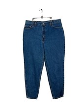 Vtg Levis USA Made 550 Relaxed Fit Tapered Leg medium wash SZ 18 S 36x28.5
