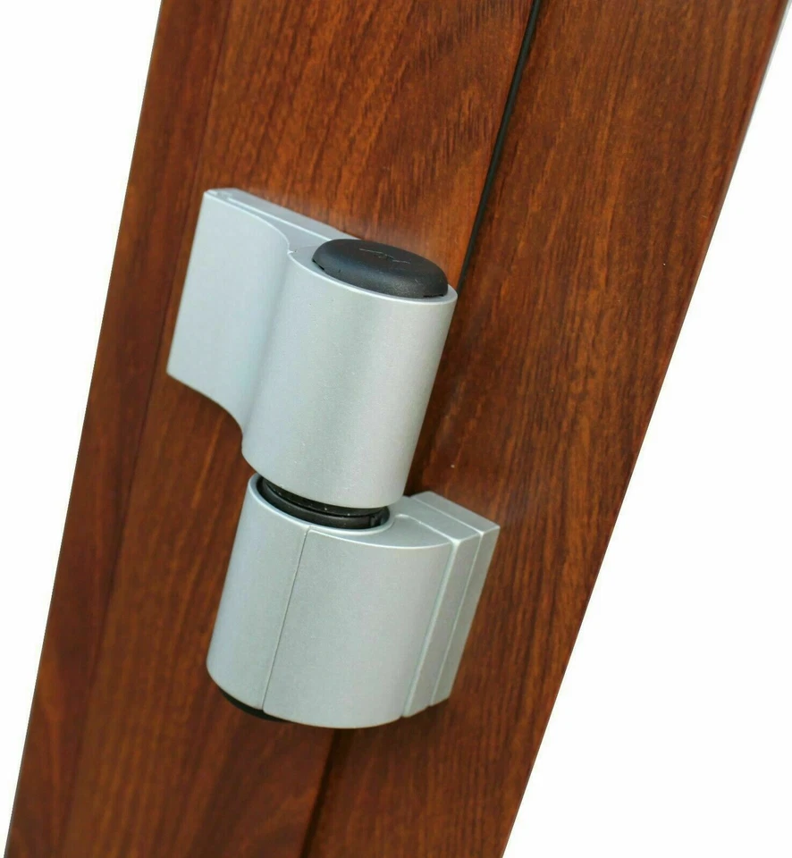 CERNIERE PORTA 2 ALI MECHANICA SAVIO ALLUMINIO NERO ARGENTO BIANCO VARI ARTICOLI - Immagine 2 di 4