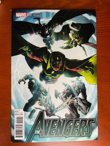 The Avengers 1 NM- 9.2 Bag and Board Gemini Mailer Kubert Cover - Picture 1 of 6