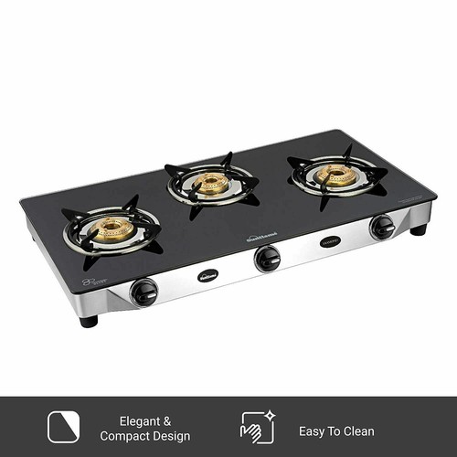 glass manual gas stove