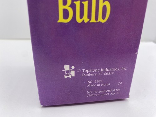 Black Light Bulb 75 Watts Lightbulb Rubies Fits Standard Light Sockets Halloween - Picture 3 of 4