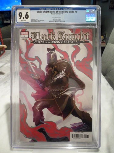 Black Knight: Curse of the Ebony Blade #1 CGC 9.6 Marvel 2021 Hans Variant Cover