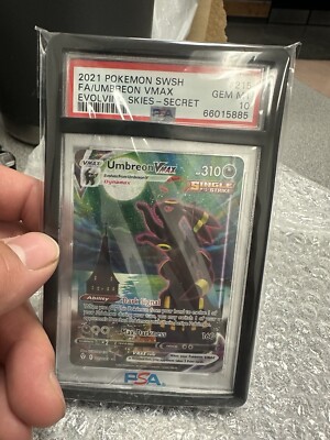Umbreon VMAX ホロカード + スタンド Pokémon Umbreon VMAX TG23 Holo FULL ART Ultra Rare SWSH09