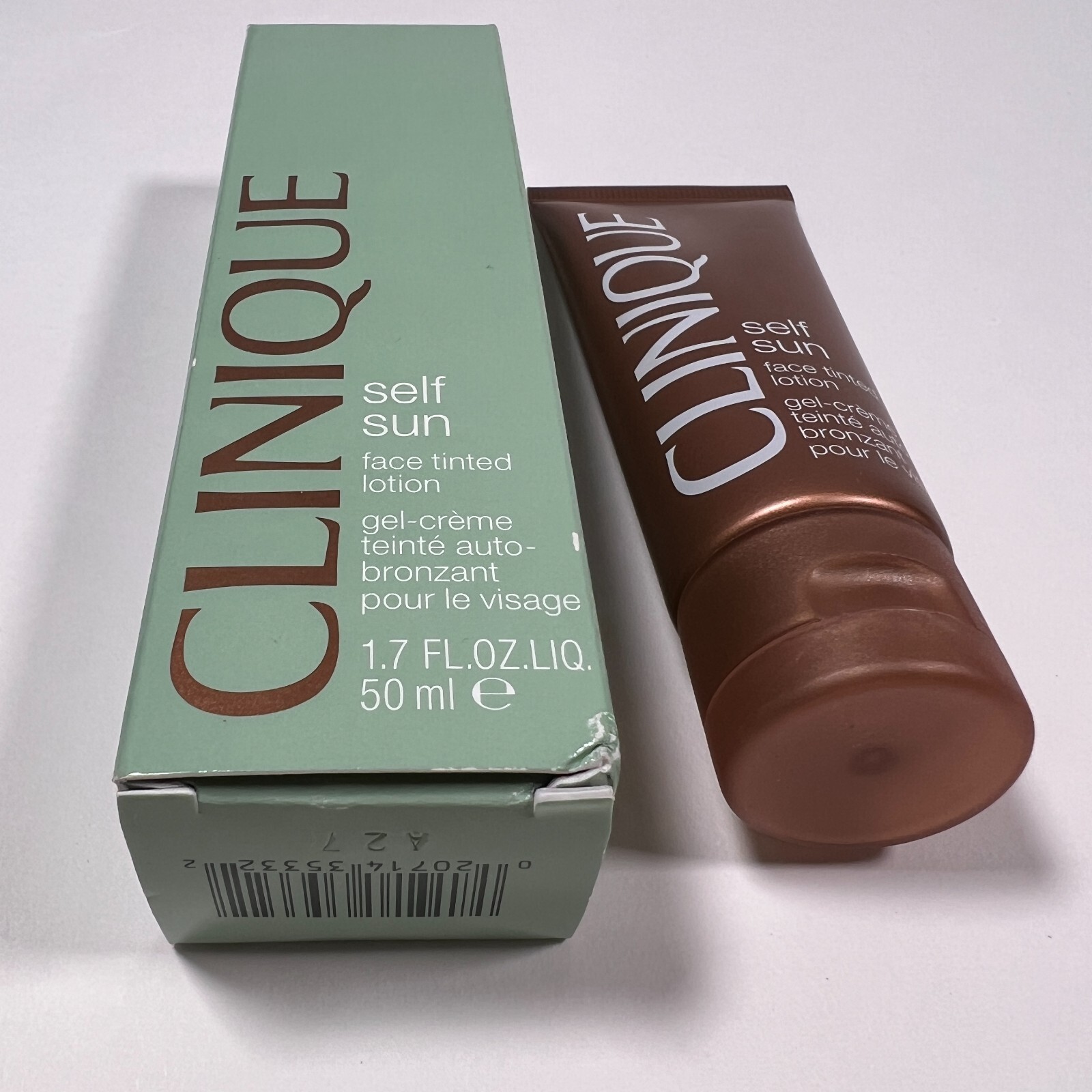 Clinique Self Sun Face Tinted Lotion Suntan 1.7 fl oz / 50 ml SEALED