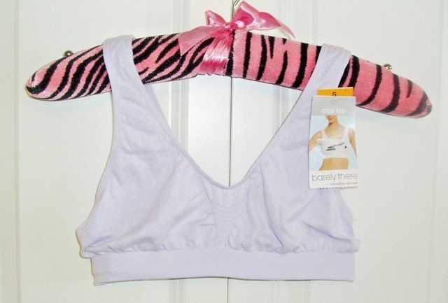 barely there crop top bra
