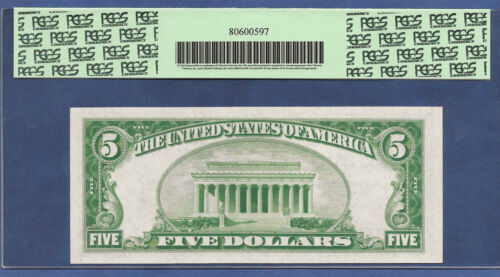 🇺🇸1929 $5 FRBN "PHILADELPHIA" W/LOW S.N.♚♚C00000051A♚♚ PCGS CH ABOUT NEW 58PPQ - Picture 3 of 3