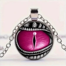Dragon Eye Round Pendant Necklace Jewelry Decorative Accessories