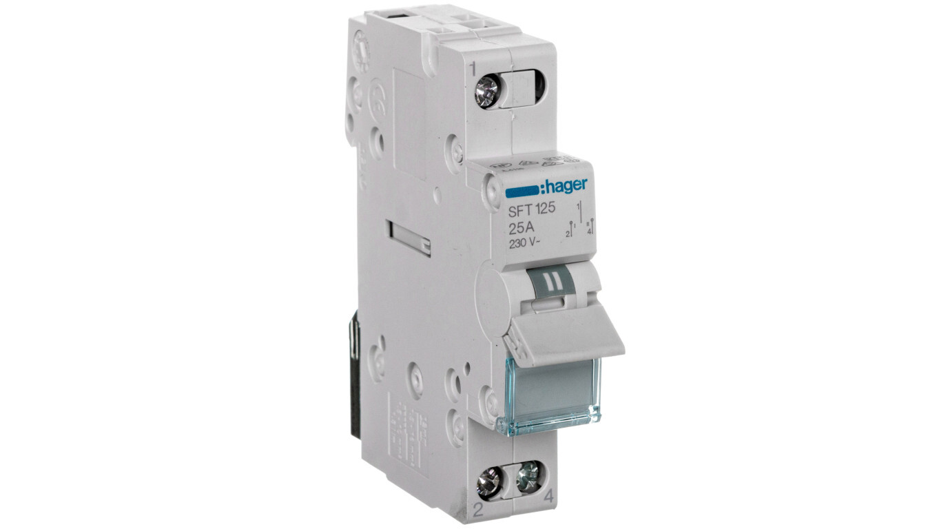 Modular switch I-0-II 25A 1P SFT125 /T2UK
