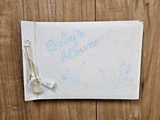 VINTAGE NOS 1950'S BABY'S FIRST PHOTO ALBUM ALL BLANK PAGES NO PHOTOS NO WRITING