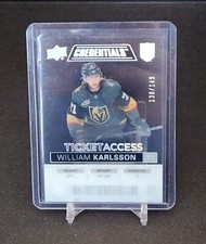 William Karlsson 2021 Upper Deck Credentials Ticket Access Acetate #TA-WK /149