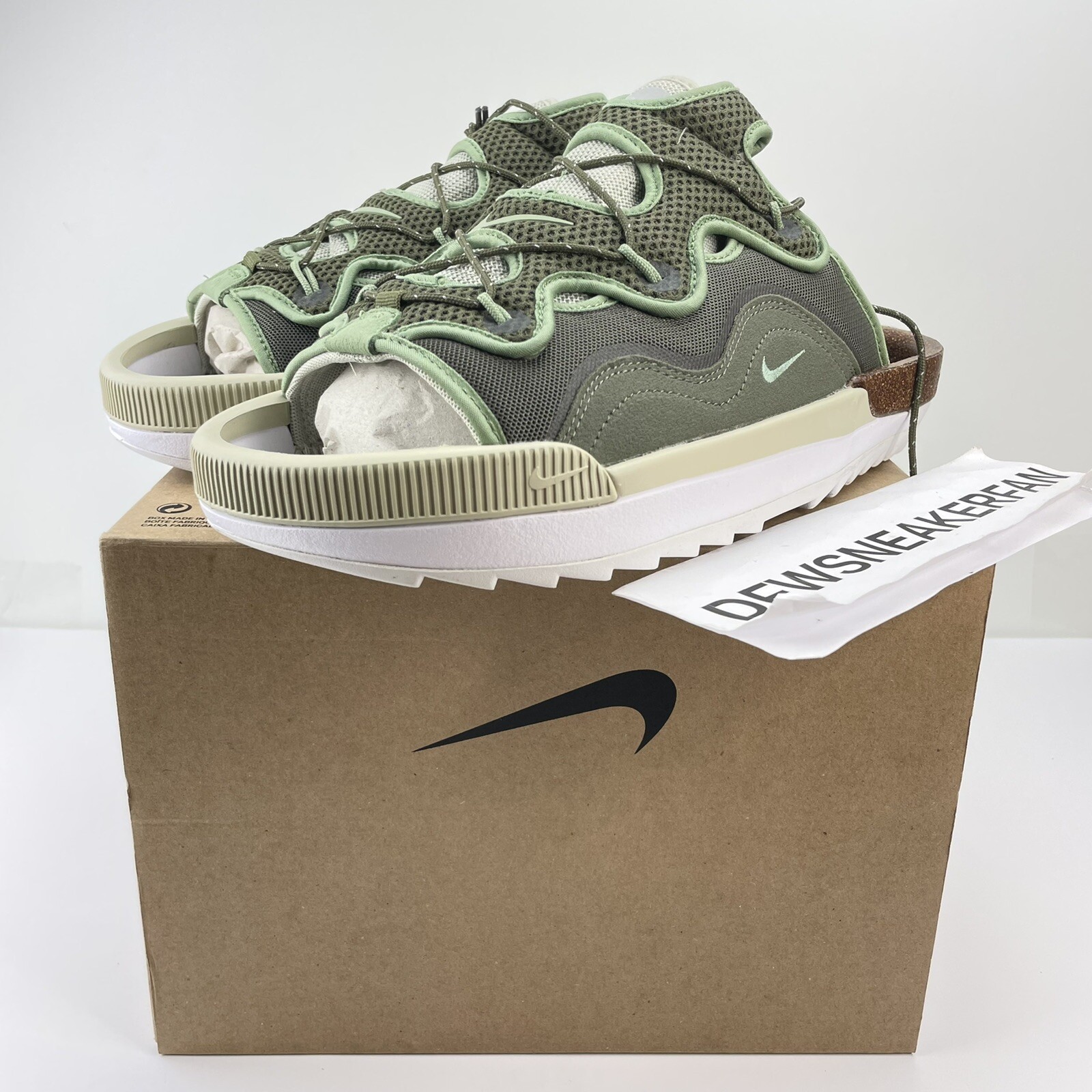 Nike Offline 2.0 Slip On Sandals Olive 