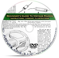 How to Fix & Repair Vintage Old Time Radios - Beginners Guide Books CD