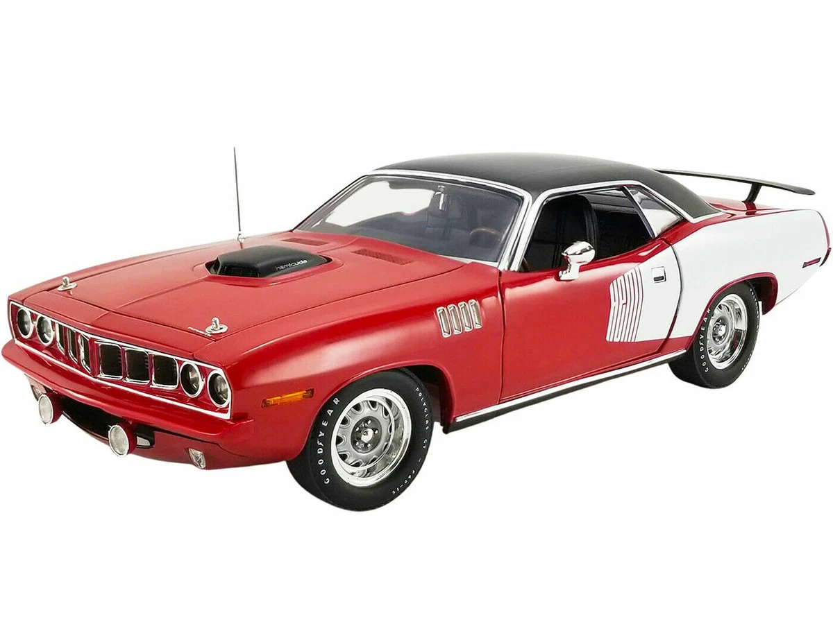 1971 PLYMOUTH HEMI BARRACUDA CUDA RED 1 18 DIECAST ACME CAR A1806121 1 1 230