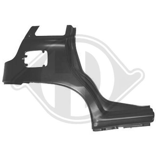 Aile Arrière Droite AZU Série B Grande Rainure