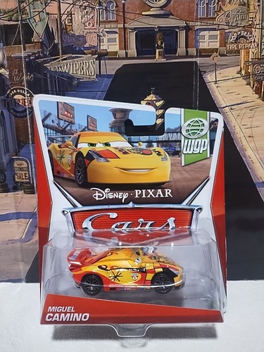 DISNEY PIXAR CARS MIGUEL CAMINO # 7/17 WGP SERIES 2013 NEW DIECAST ...