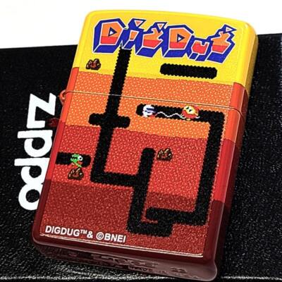 ZIPPO lighter Famicom Dig Dug game cute Zippo Namco Legendary matte finish Namco