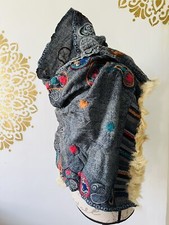 NEW Kashmiri shawl Kashmir Scarf Boiled Wool Cashmere Wrap Large Embroidered US