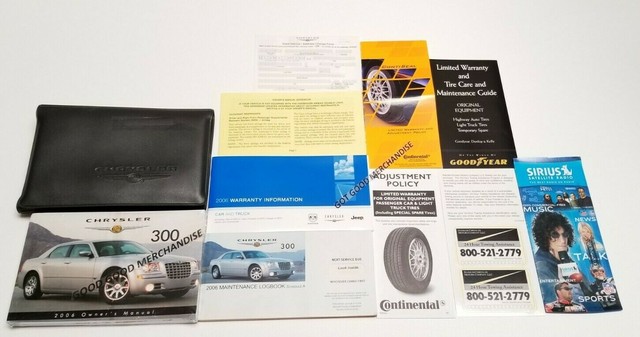 2006 CHRYSLER 300 OWNERS MANUAL BASE C HERITAGE TOURING LIMTED V8 5.7