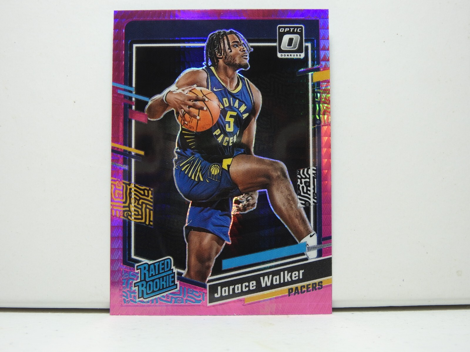 2023-24 Donruss Optic Jarace Walker Rated Rookie Pink Hyper #226 Pacers