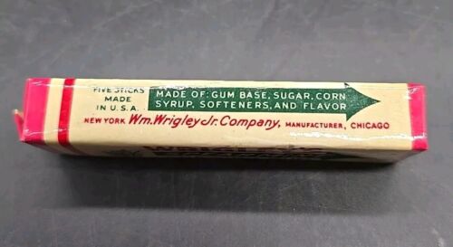1930s Vintage Unopened Pack Wrigley’s Spearmint Chewing Gum Rare - Picture 3 of 6