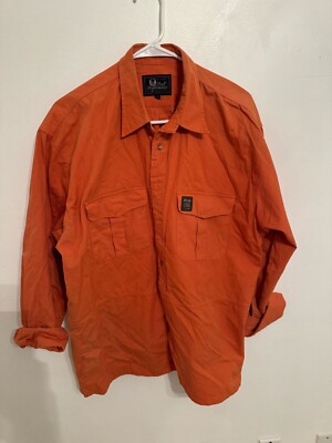 Peak Performance Orange Button Down - Size Large