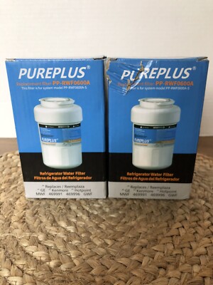 TWO PUREPLUS PP-RWF0600A Refrigerator Water Filter Replacement for PP-RWF0600A-S