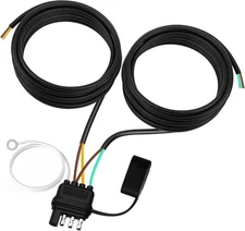 26FT 4 Pin 5 Wire Trailer Wiring Harness,Trailer Light Kit 4 5 