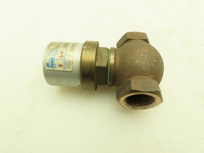 Valvaut Effepi Z200206 Pneumatic Air Controlled Globe Valve 3/4'' NPT PTFE Bronze