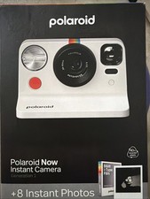 Polaroid  Now Instant Film Camera Generation 2  Black  White  New  Sealed