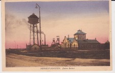 Postcard Hervest Dorsten, Baldur colliery, mi...