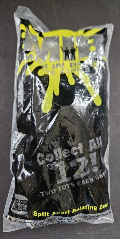 MIB Burger King Men In Black Series Fast Food Toy 1998 Split Apart Rotating ZED